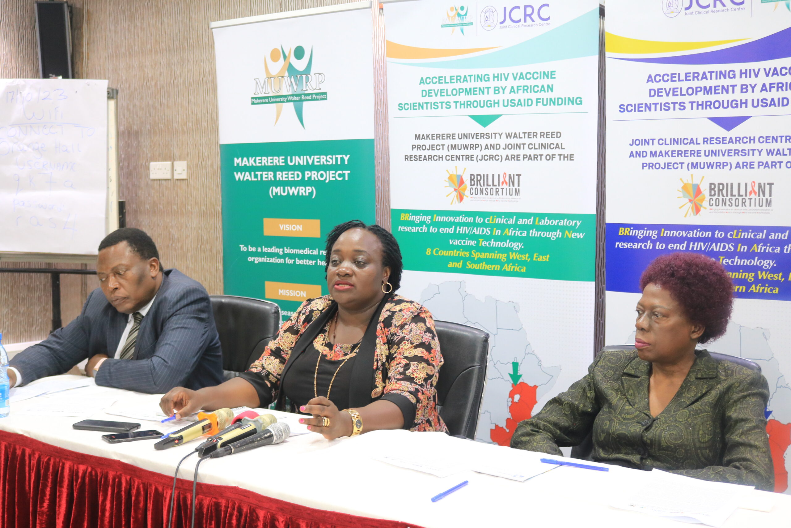 Engaging the media on MUWRP's work and impact.