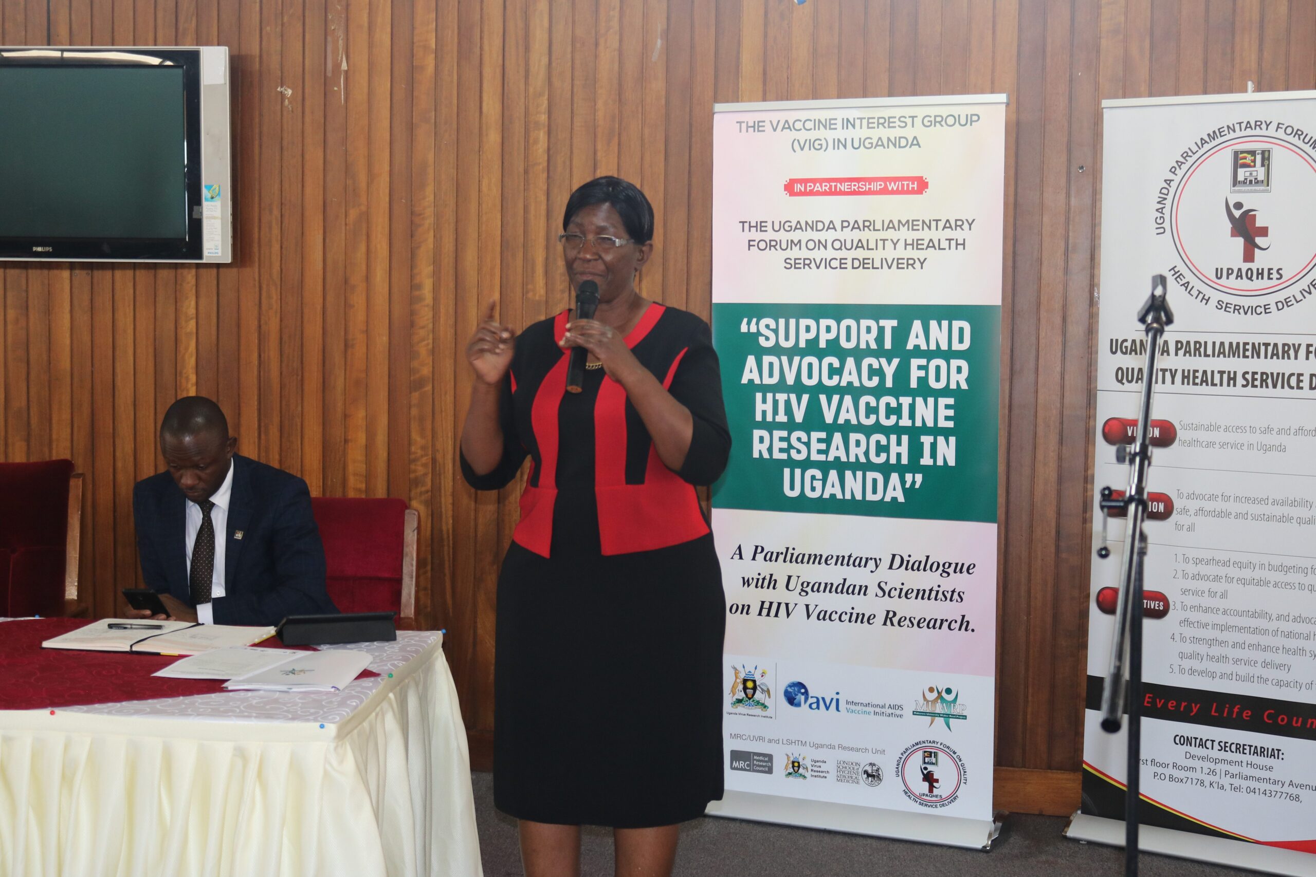Engaging Uganda's Parliamentarians to Support HIV Vaccine Research.
