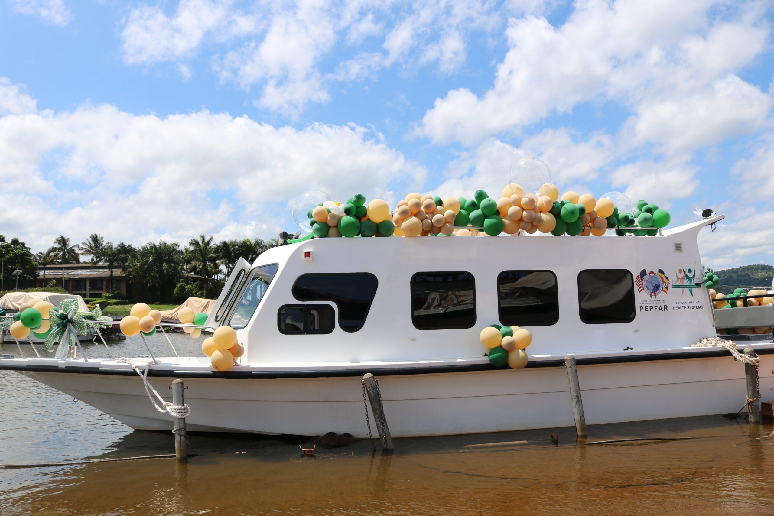A newly procured boat to enhance health care access for remote island communities.